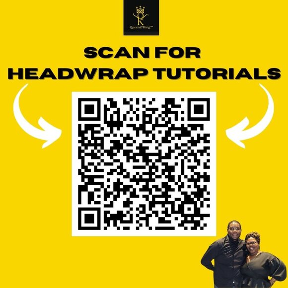 Scan For Headwrap Tutorials | QR Code - Picture 1 of 1